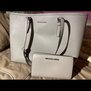 MK tote and wallet